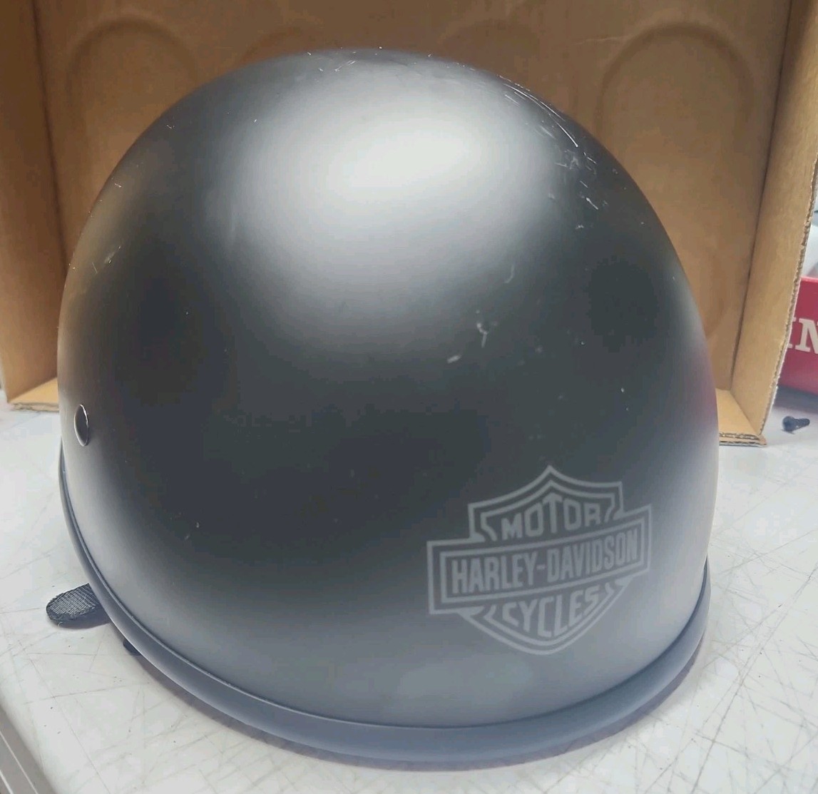 Harley-Davidson Men\'s Curbside Sun Shield X06 Half Helmet Size Medium 