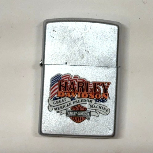 Vintage Harley Davidson Motorcycle Zippo Lighter 4B
