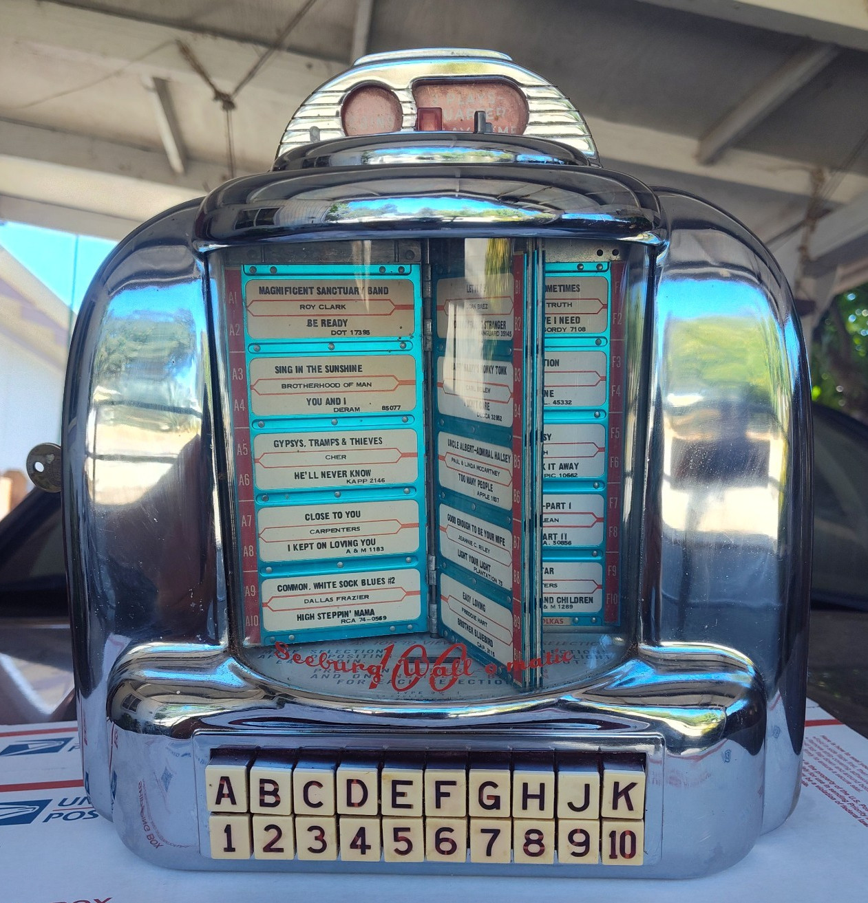 Vintage Seeburg Wall-O-Matic 100 jukebox Wallbox 3w1