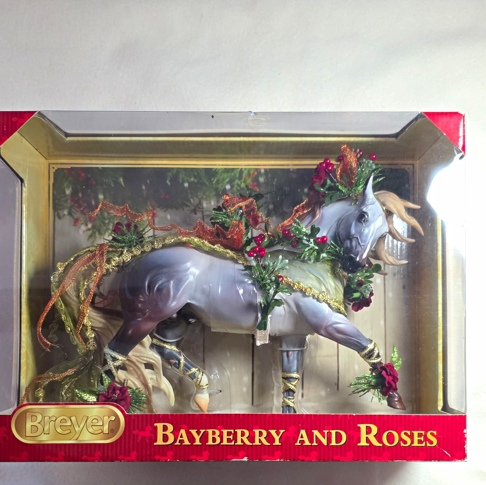 2014 Breyer Bayberry and Roses Holiday Horse Figurine Model, Plastic, Boxed