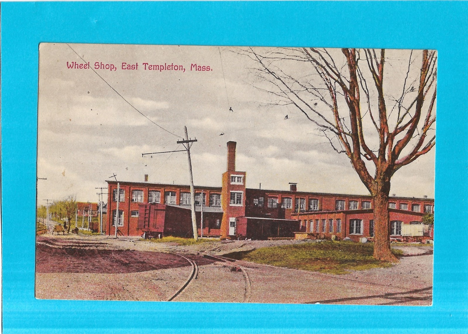 Vintage Postcard-Wheel Shop, East Templeton, MA.