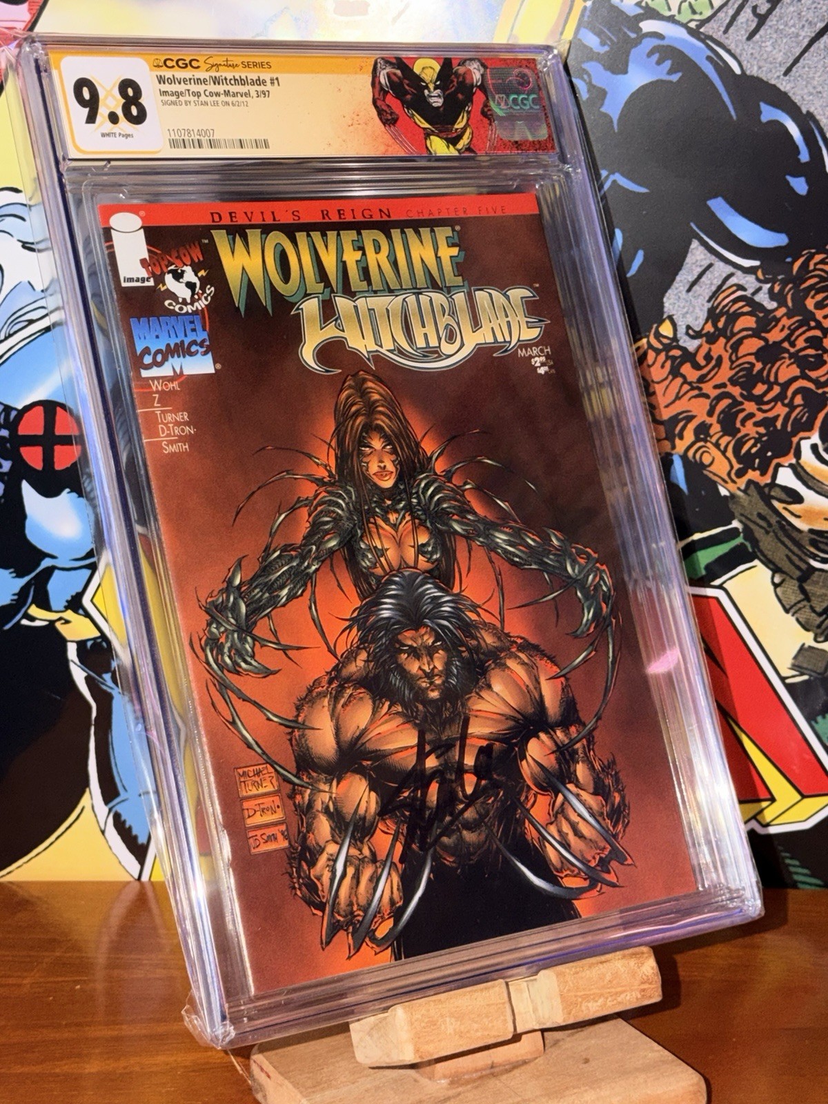 Wolverine Witchblade #1 CGC 9.8 SS STAN LEE Signed 1/1 Highest Grade