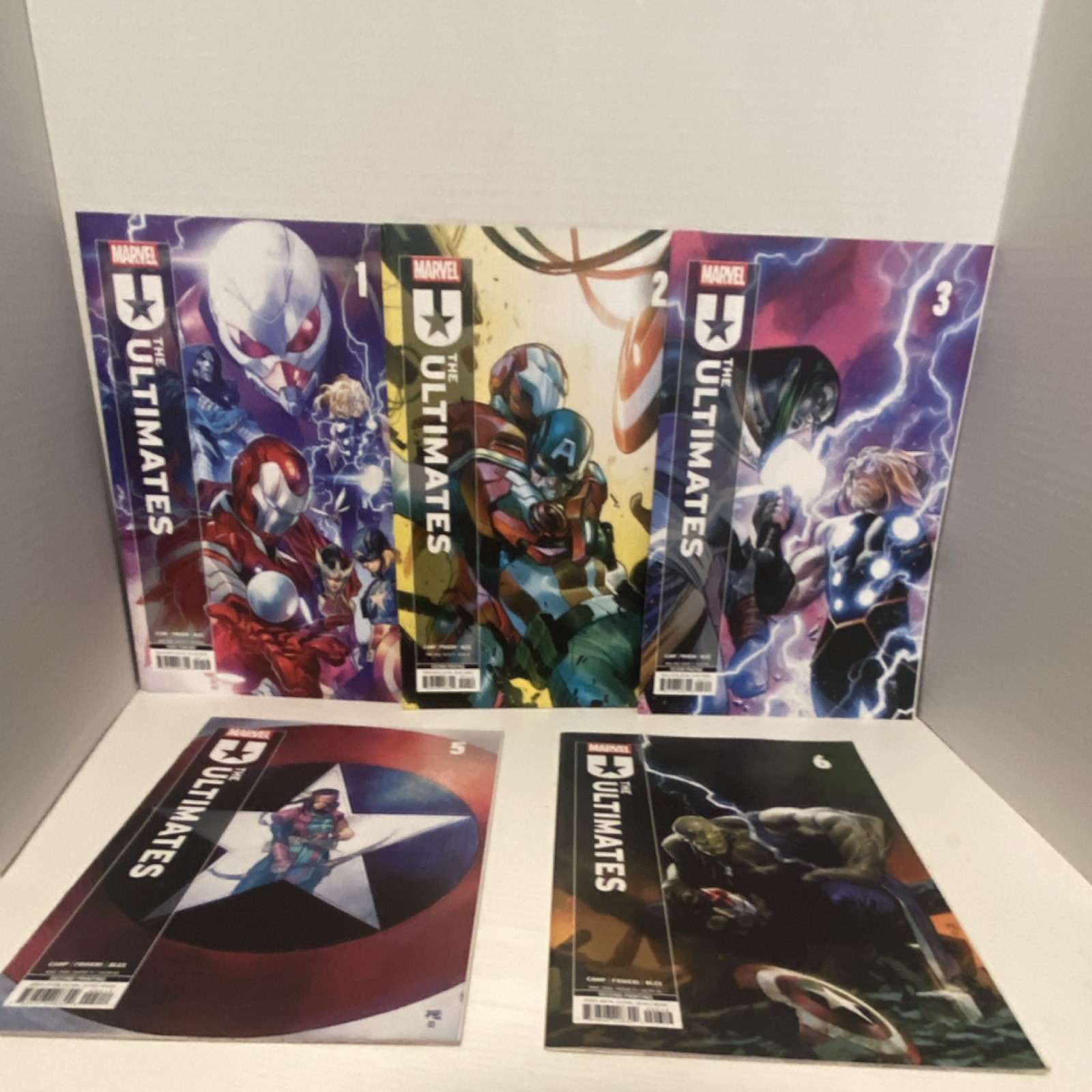 Marvel The Ultimates #1-3 #5-6 Second Printing Comic Lot Iron Man Thor 2024