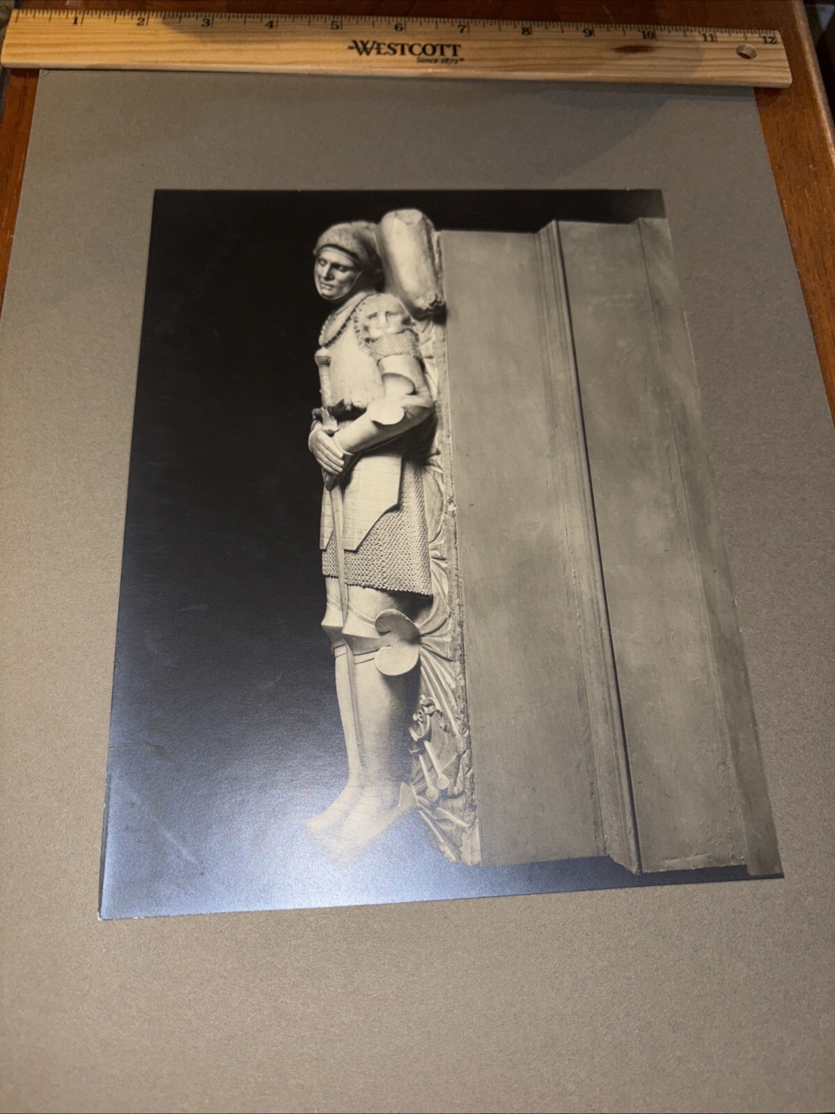 Vintage Statue of Guidarello Guidarelli Tullio Lombardo Italian Sculpture Photo