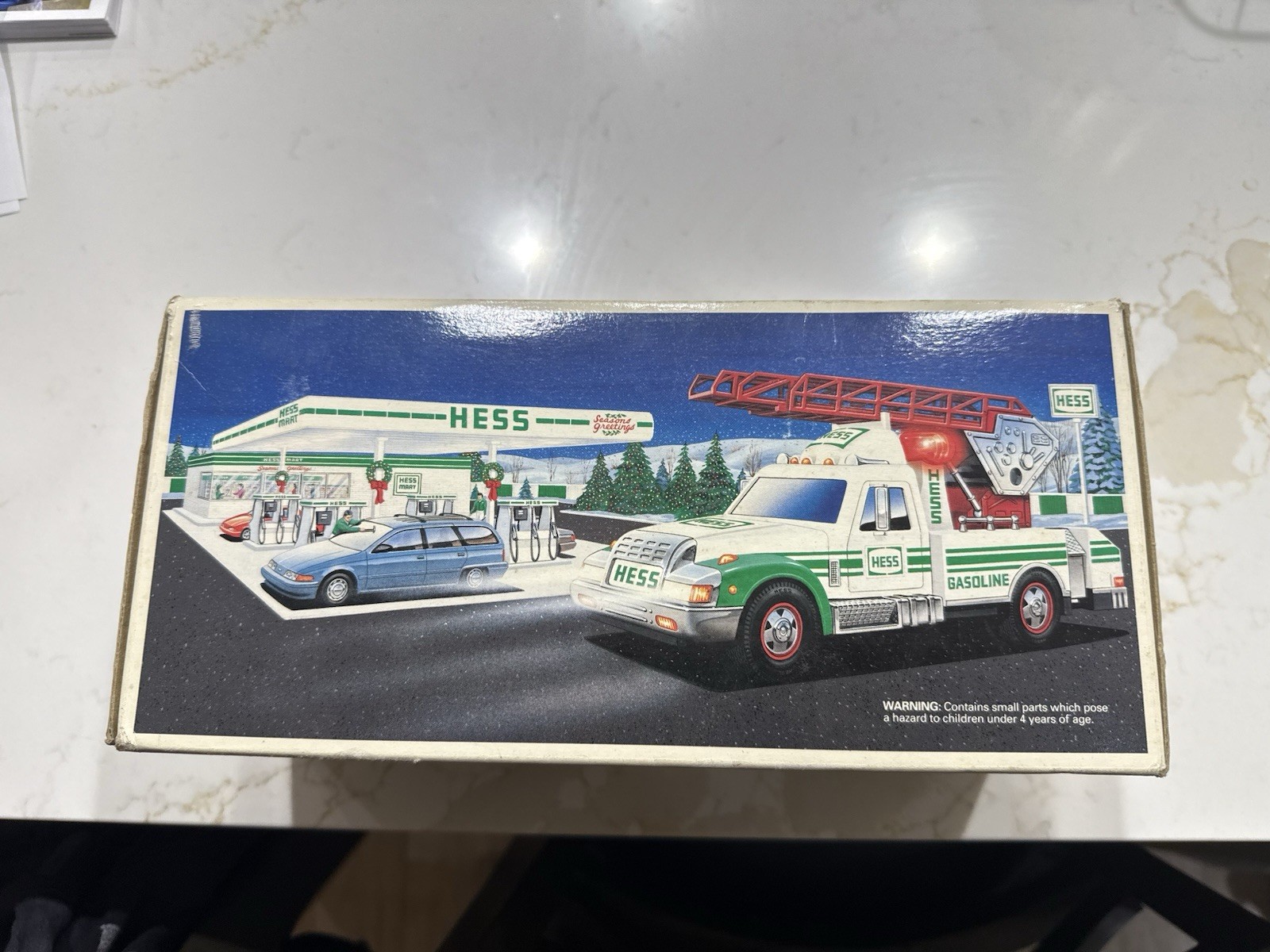 Hess Toy Rescue Truck 1994 Vintage Original Box Never Taken Out of Box