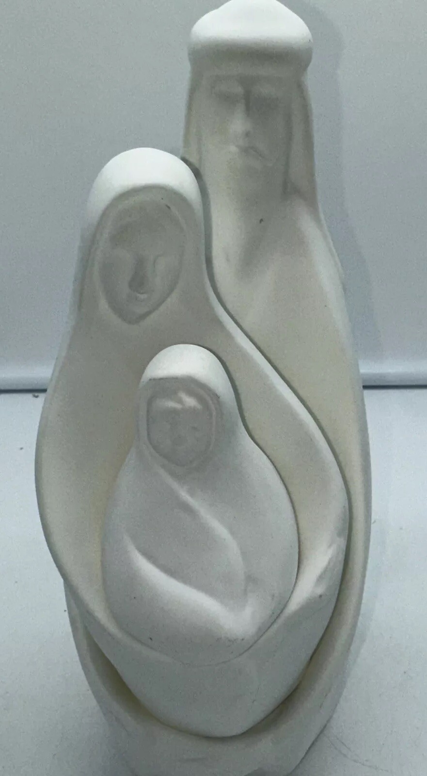 Gump's SF Nesting Set Fine Bisque Porcelain Holy Family Three Pieces