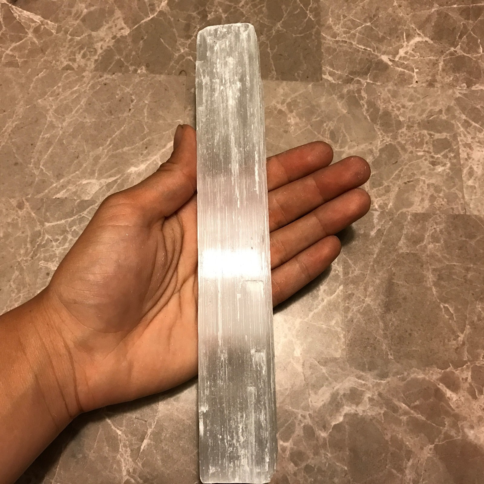 Very Large Selenite Rough Stick/Log - (1) Stick/Log - Very Nice Specimen 