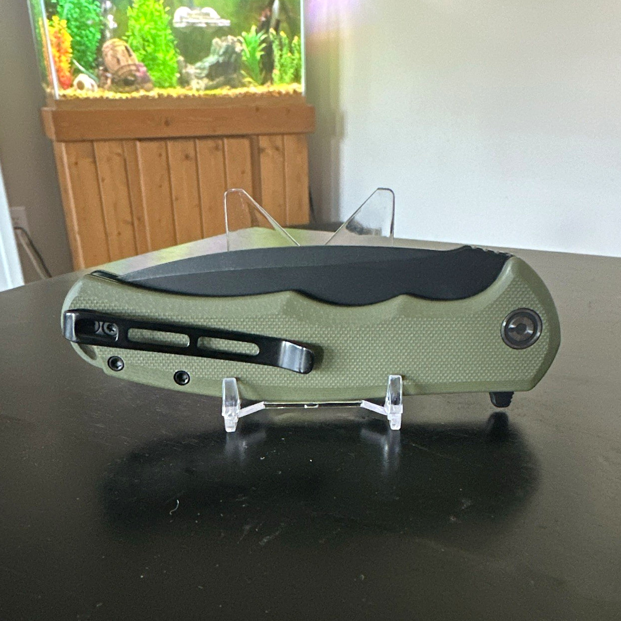 Civivi Praxis Full Size Flipper C803F OD Green Black Stonewash Blade
