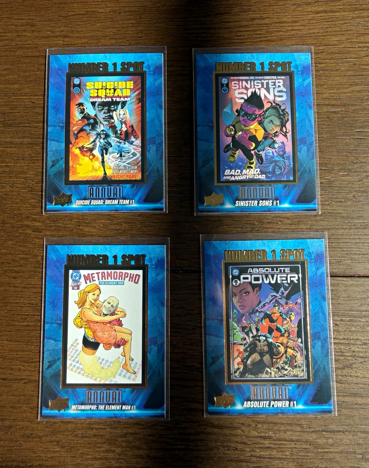 Upper Deck 2024 DC Annual Number 1 Spot Chase 4-Card Lot N1S-1 N1S-8 N1S-17