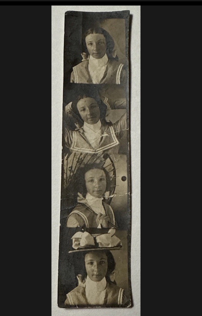 Antique Photo Strip Young Anais Nin 1910’s Epic Discovery