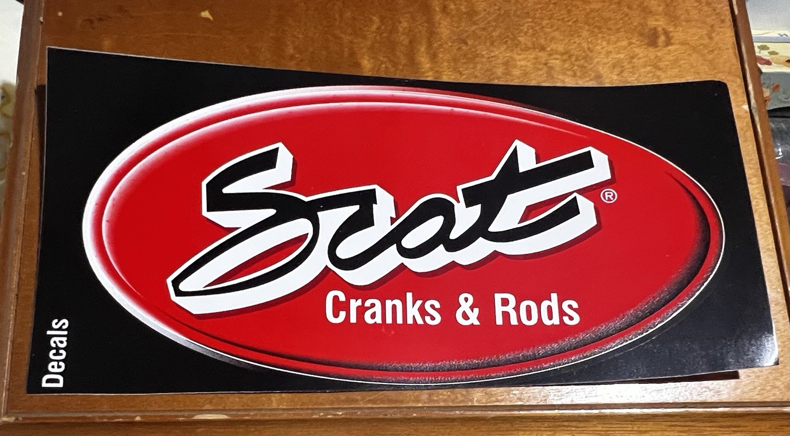 Vintage SCAT Crankshafts Redondo Beach California Advertising Sticker Decal Auto