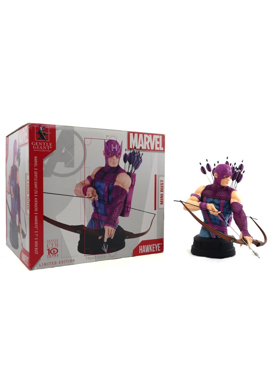 Gentle Giant Studios Hawkeye Mini Bust Limited Edition Avengers Marvel 40/950