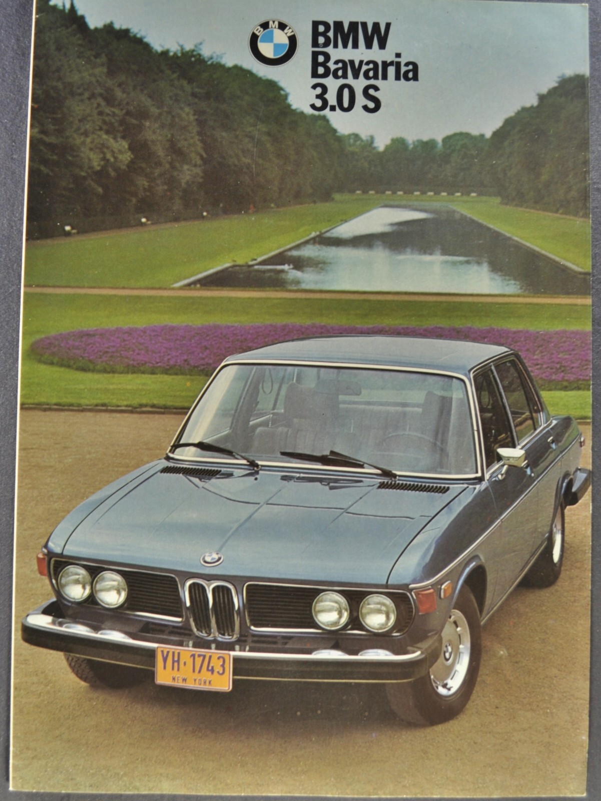 1974 BMW 2002 2002tii Sedan Sales Brochure Folder Nice Original 74