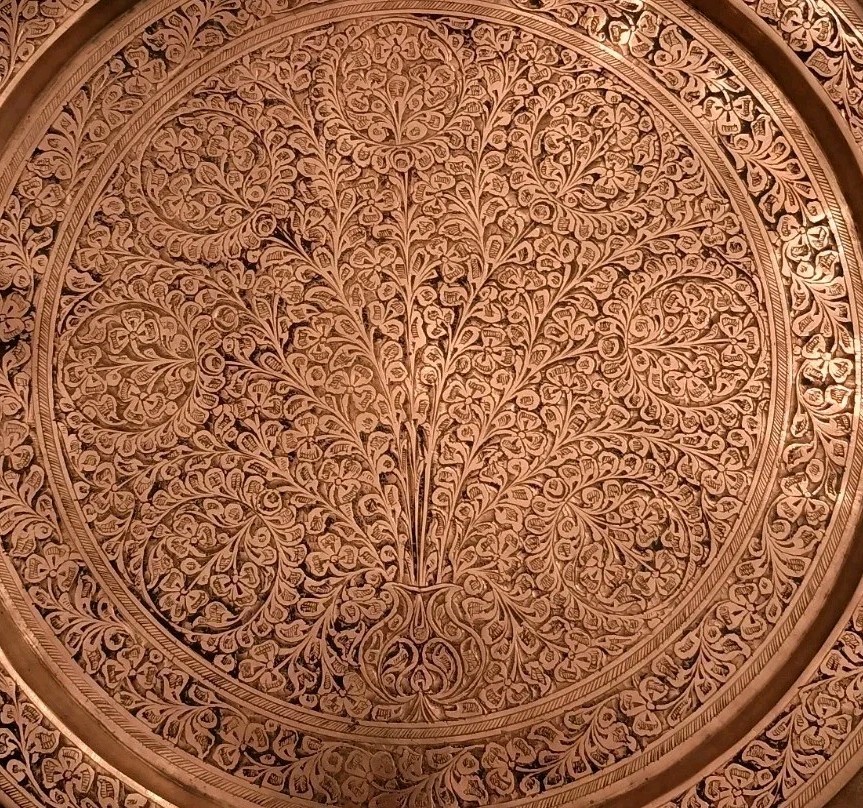 Etched Brass Tray 13