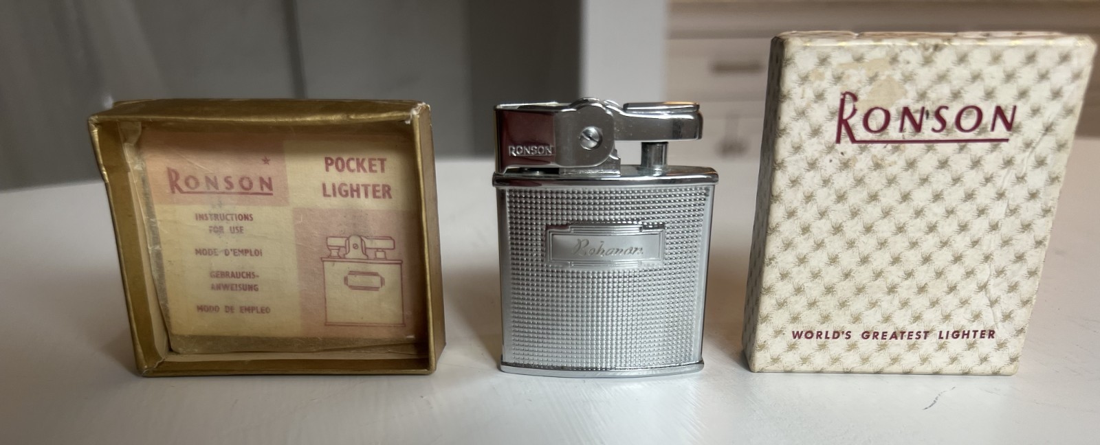 Vintage Ronson Cadet C203 Lighter