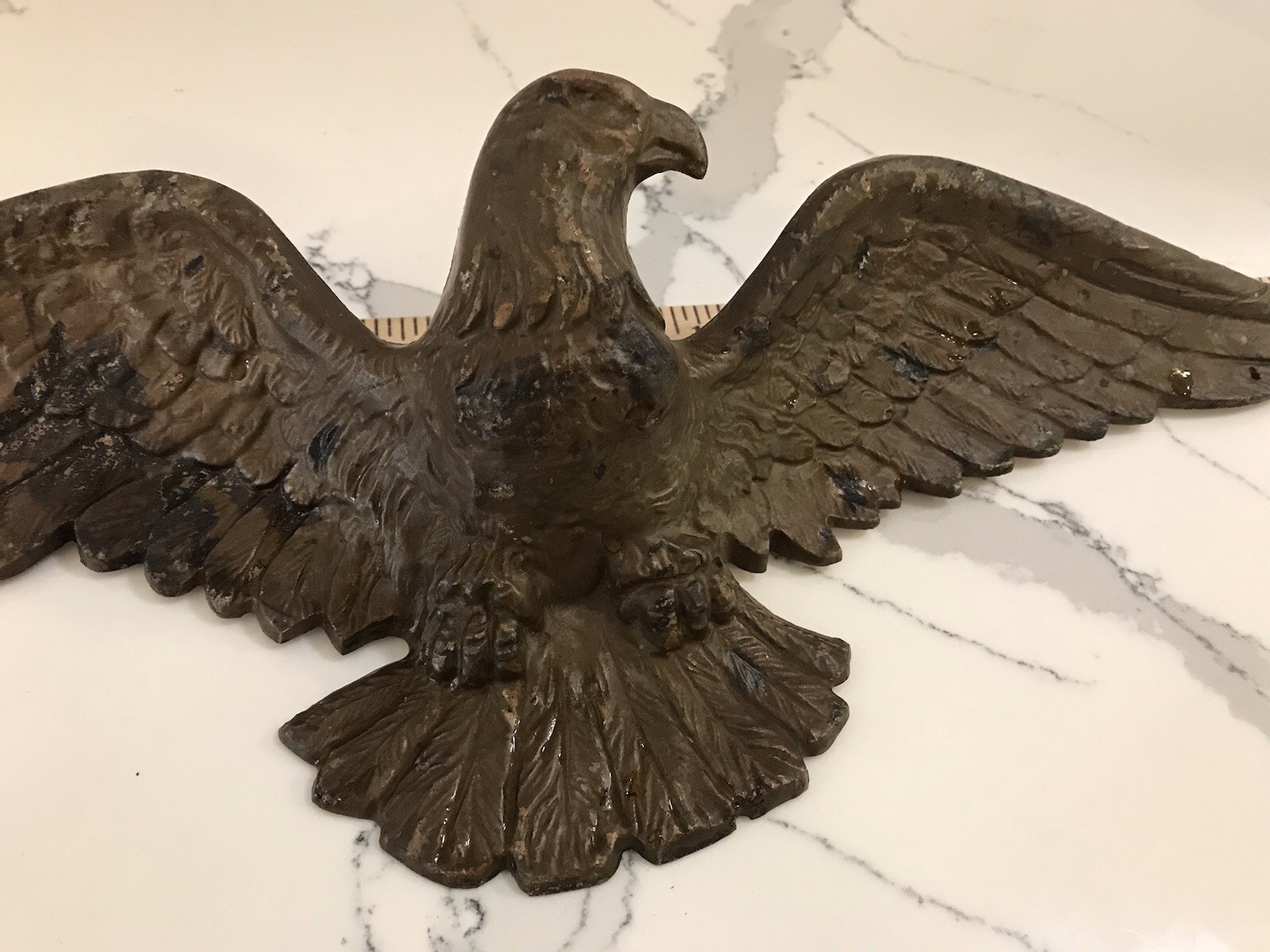 Metal American Eagle Plaque Vintage 23”