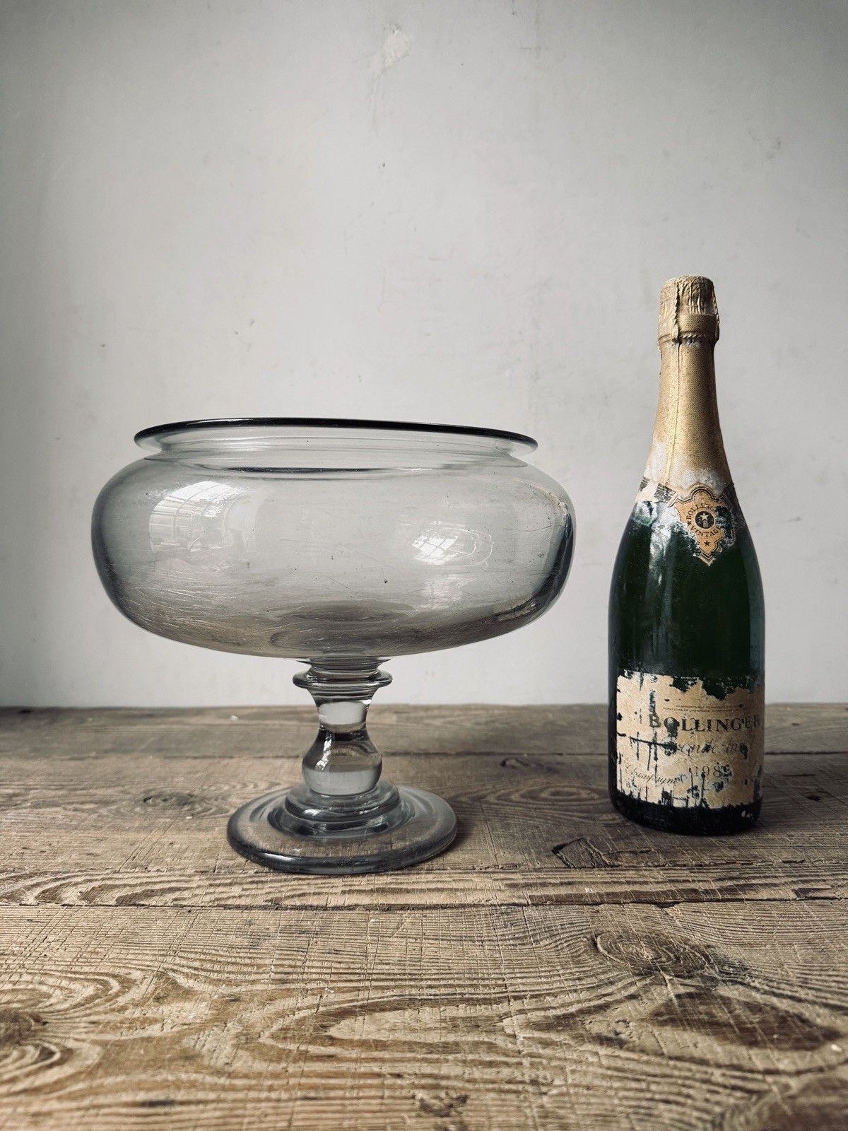 Antique French Pharmacy Leech Jar. C19th Apothercary.