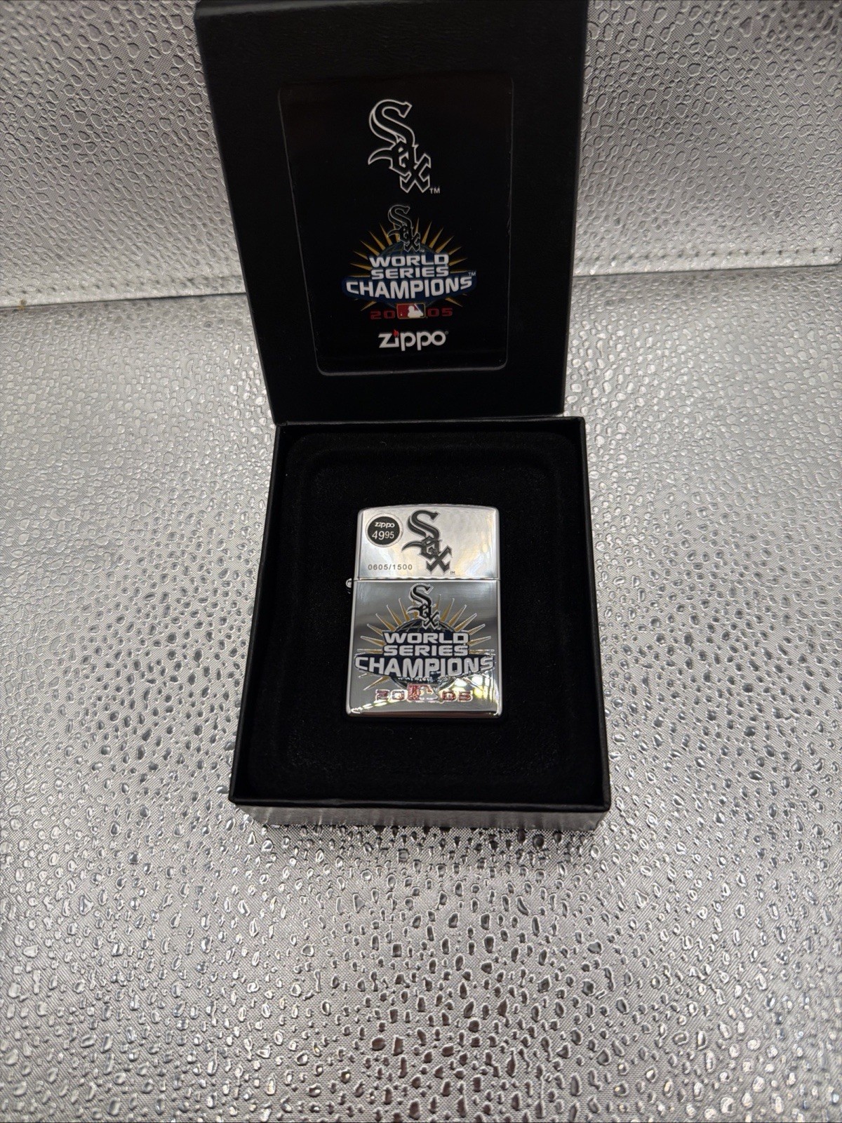 2005 Chicago White Sox World Series Champs Zippo Lighter Limited Edition #605. D