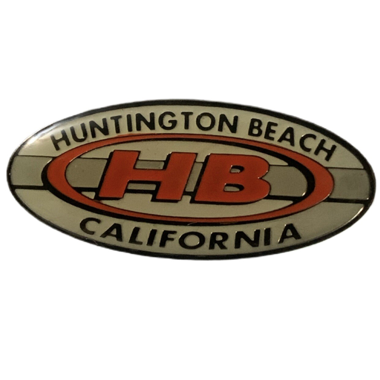 Huntington Beach California Surfboard Travel Souvenir Pin