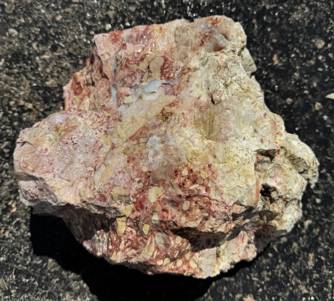 HUGE 25 LB Brecciated Jasper Rough Quartz Chalcedony Lapidary Rock Specimen
