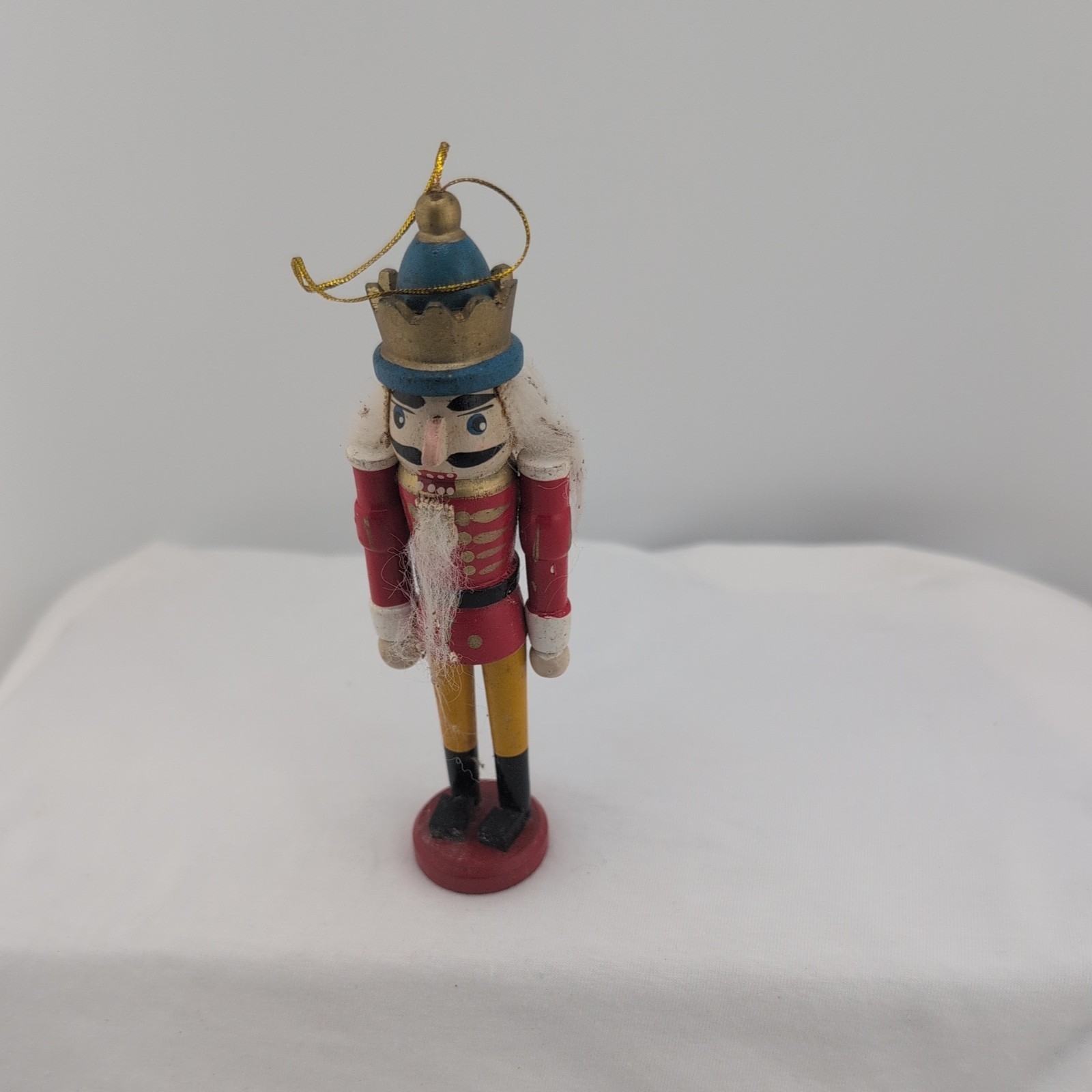 NIB Vintage Nutcracker King Red Figurine 5\