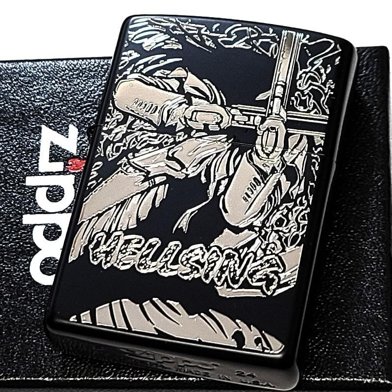 Zippo Kouta Hirano Andersen Cross Hellsing Matte Black Regular Lighter