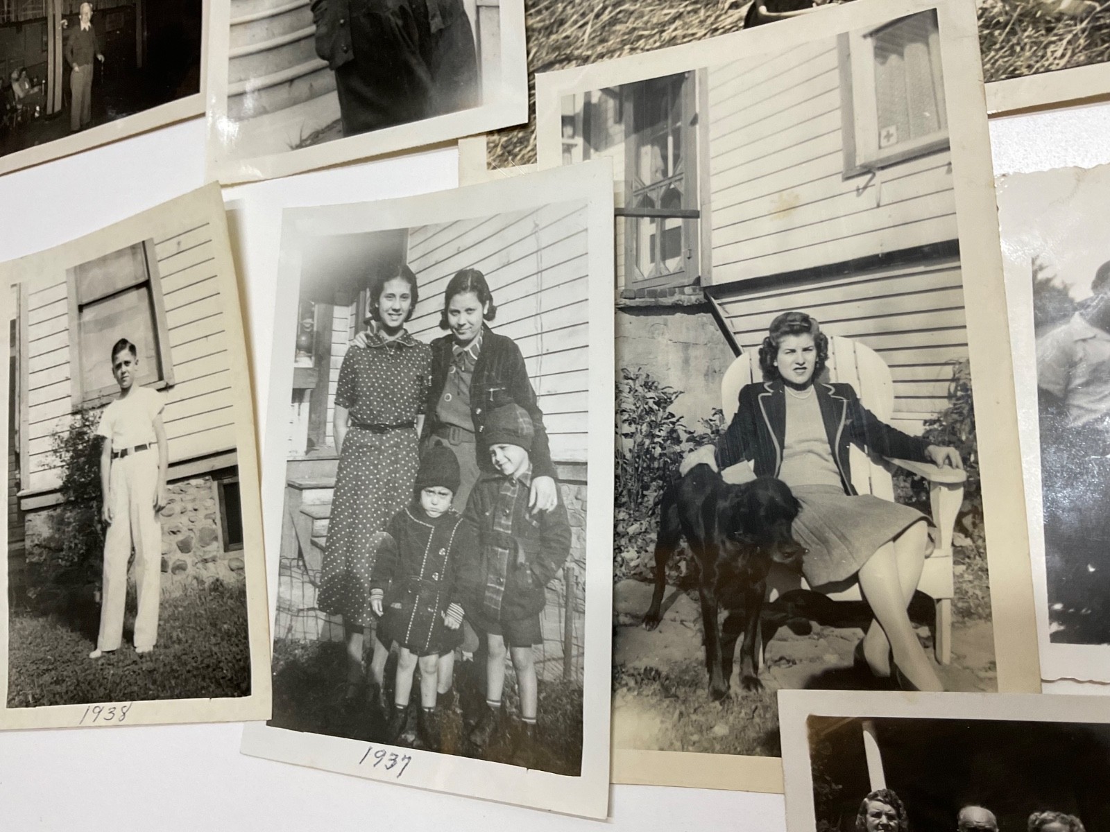 1930s 1940s Vintage Family Photo Lot 20+ Identified Snapshots 1937 1938 1942