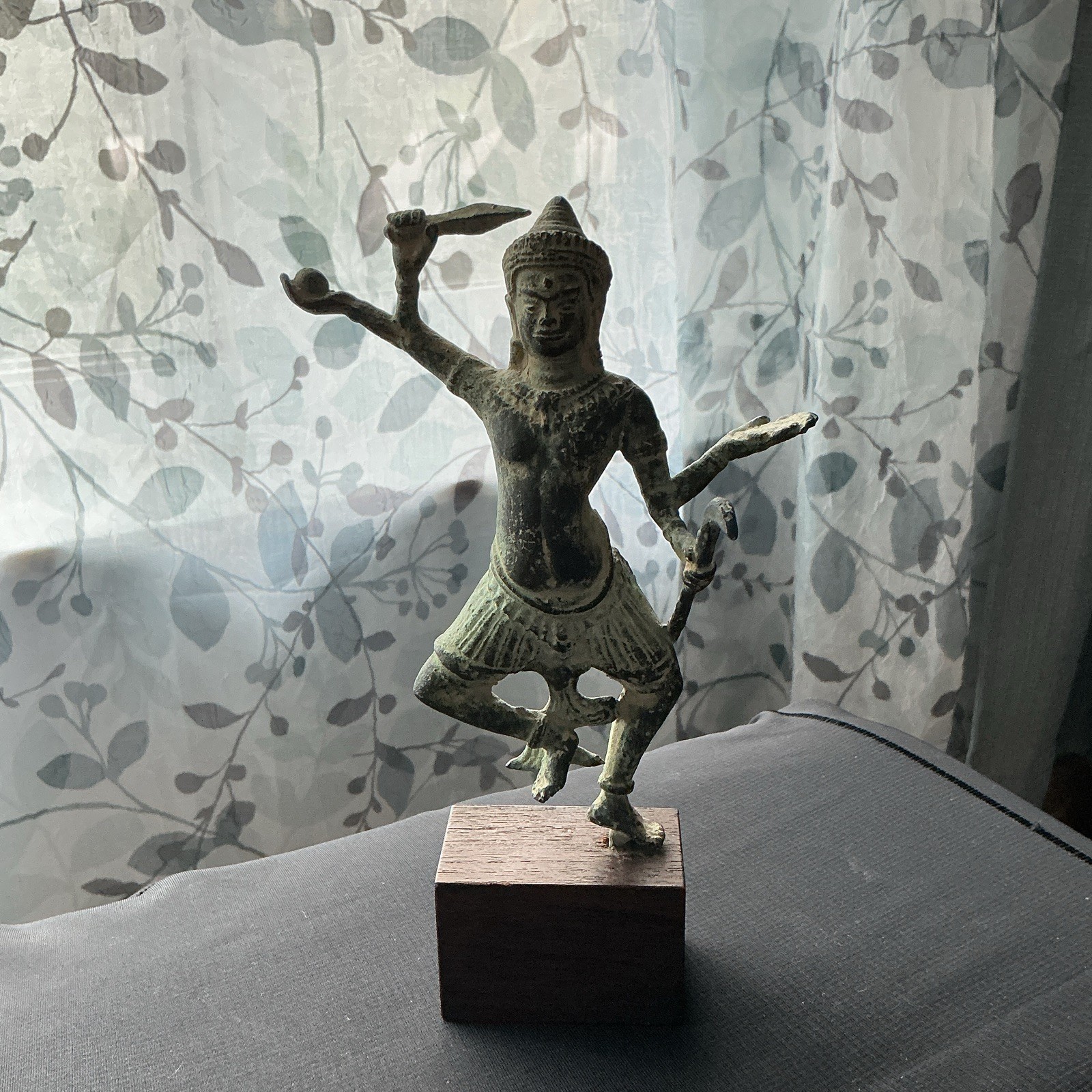 Patinated Bronze Figure Southeast Asian
