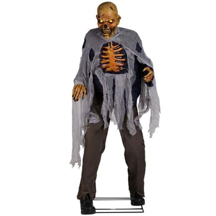 6FT Animated Lumbering Zombie Animatronic Halloween Decoration 2026 6FT Animated Lumbering Zombie Animatronic Halloween Decoration 2026