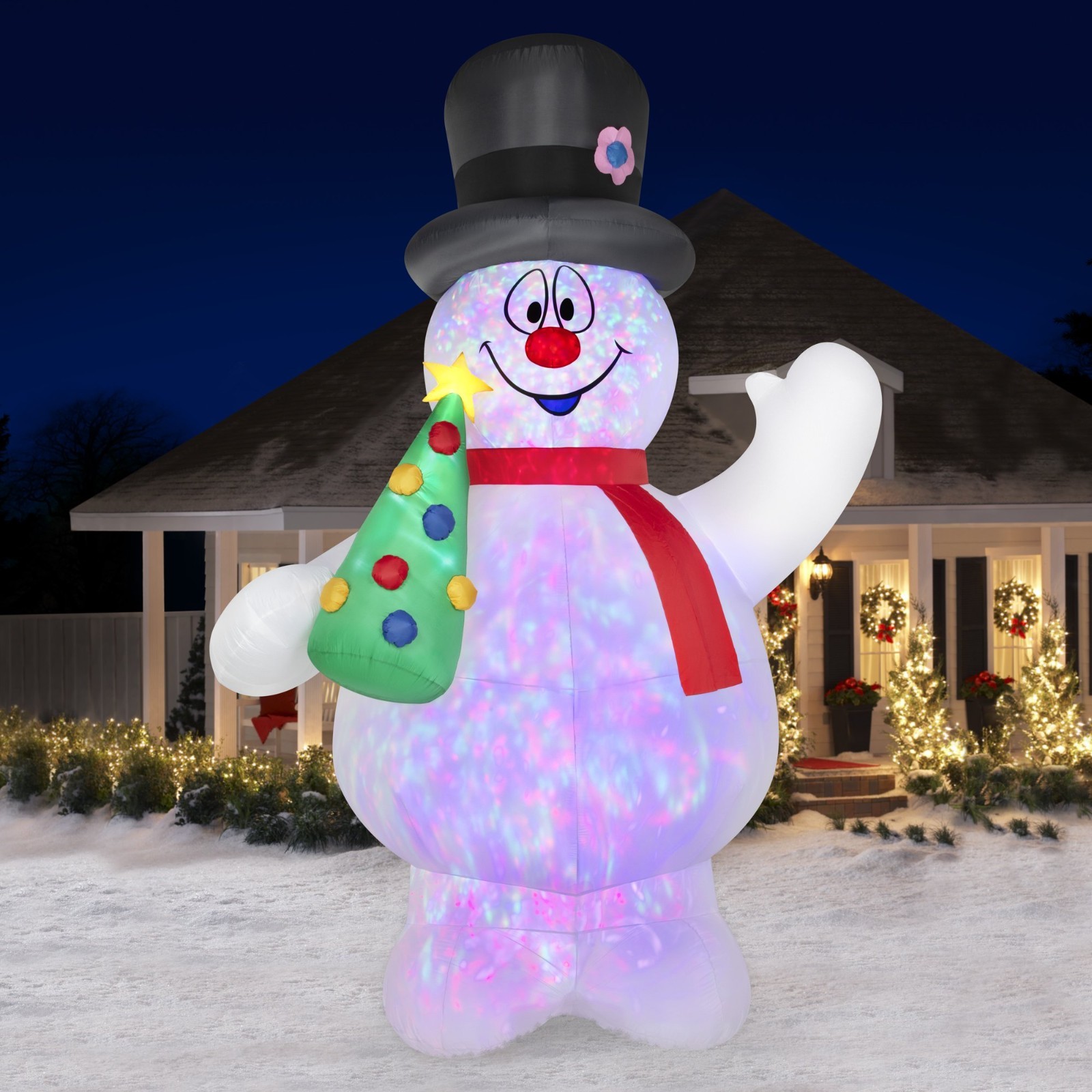 16 FT COLOSSAL FROSTY THE SNOWMAN AIRBLOWN LIGHTSHOW INFLATABLE