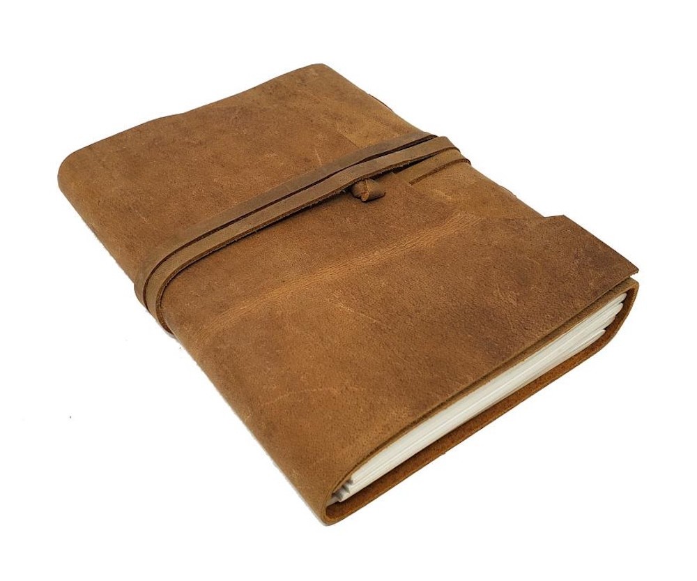 Soft Leather Corded Closure Book of Shadows, Diary or Journal