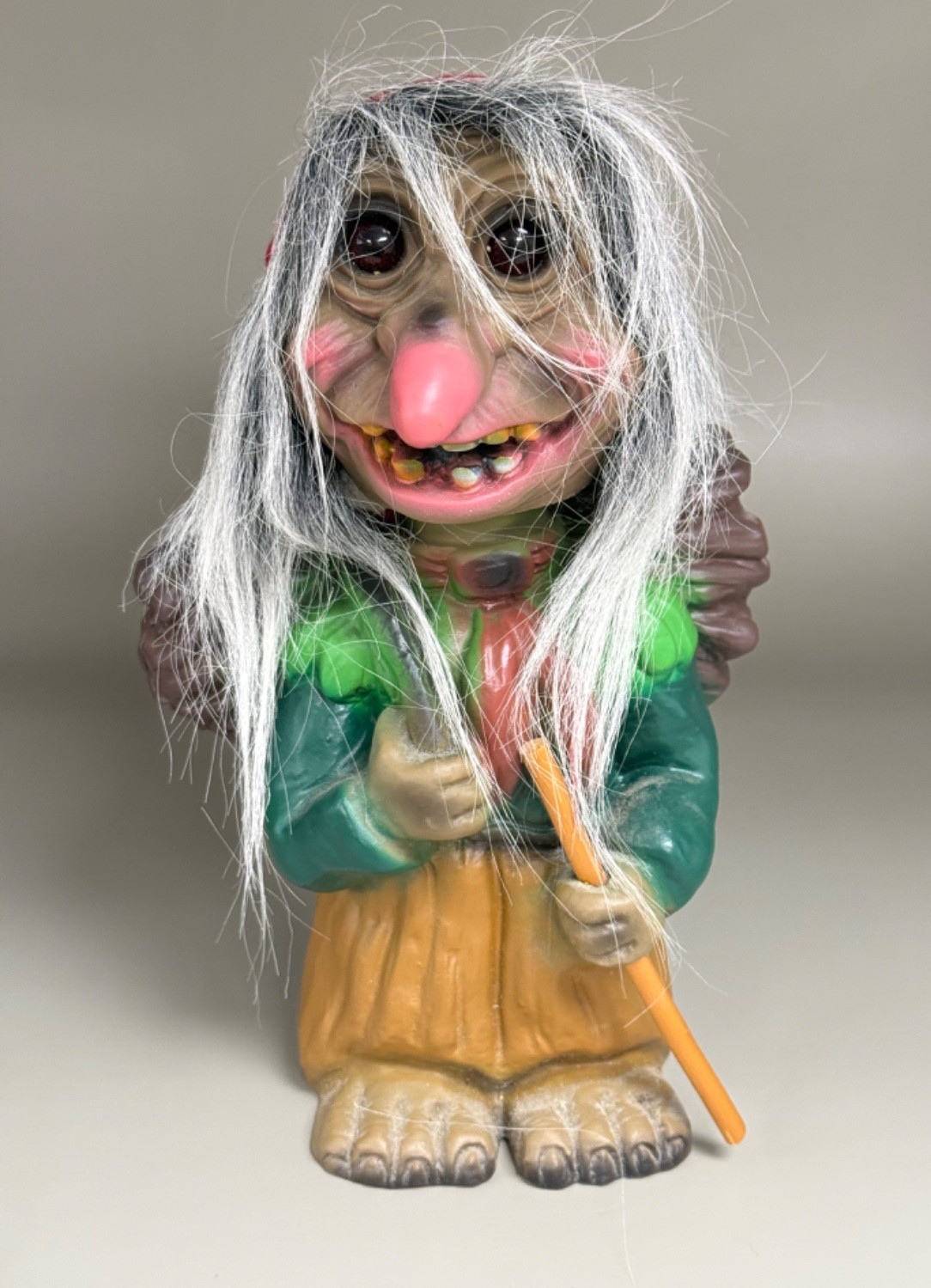 Vintage 1960\'s VooDoo Joe-Wurzelsepp Heico Troll Bobblehead Nodder Doll Germany