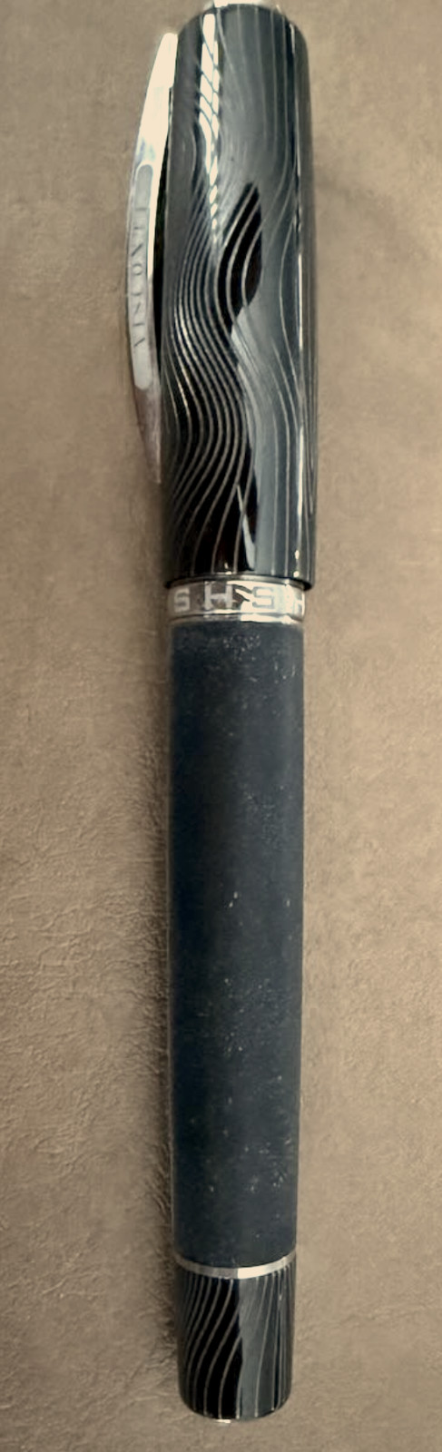 Visconti Homo Sapiens Evolution Fountain Pen With Chromium Steel 1.3 Stub Nib