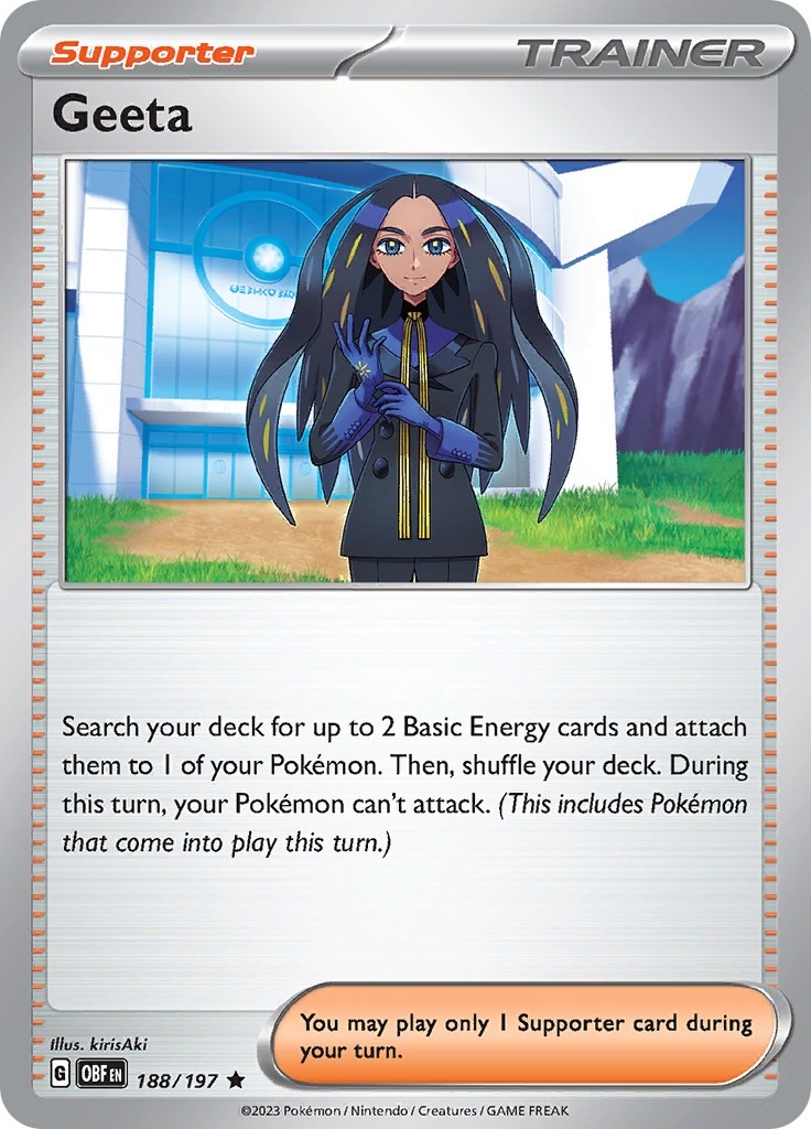 Geeta Holofoil OBF 188/197 R NM