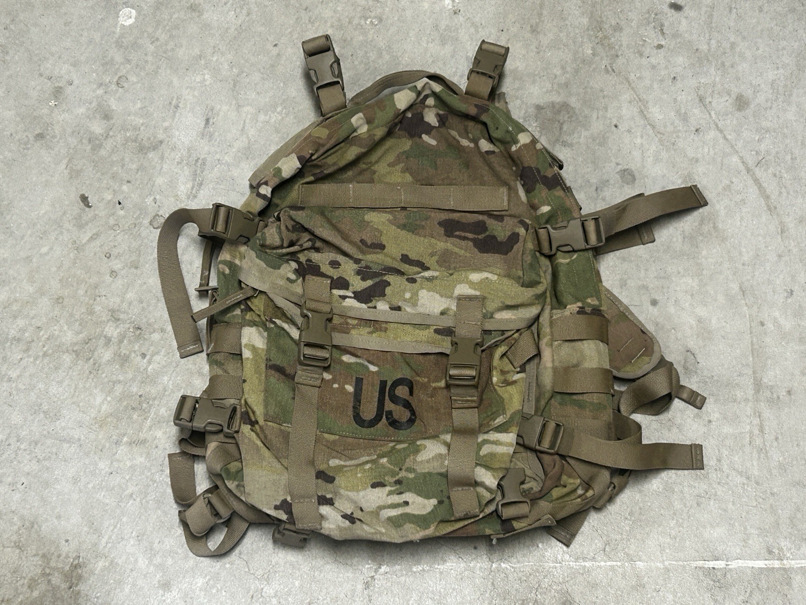 USGI Multicam OCP MOLLE Assault Pack - 3 Day Assault Backpack - USED - Army Gear