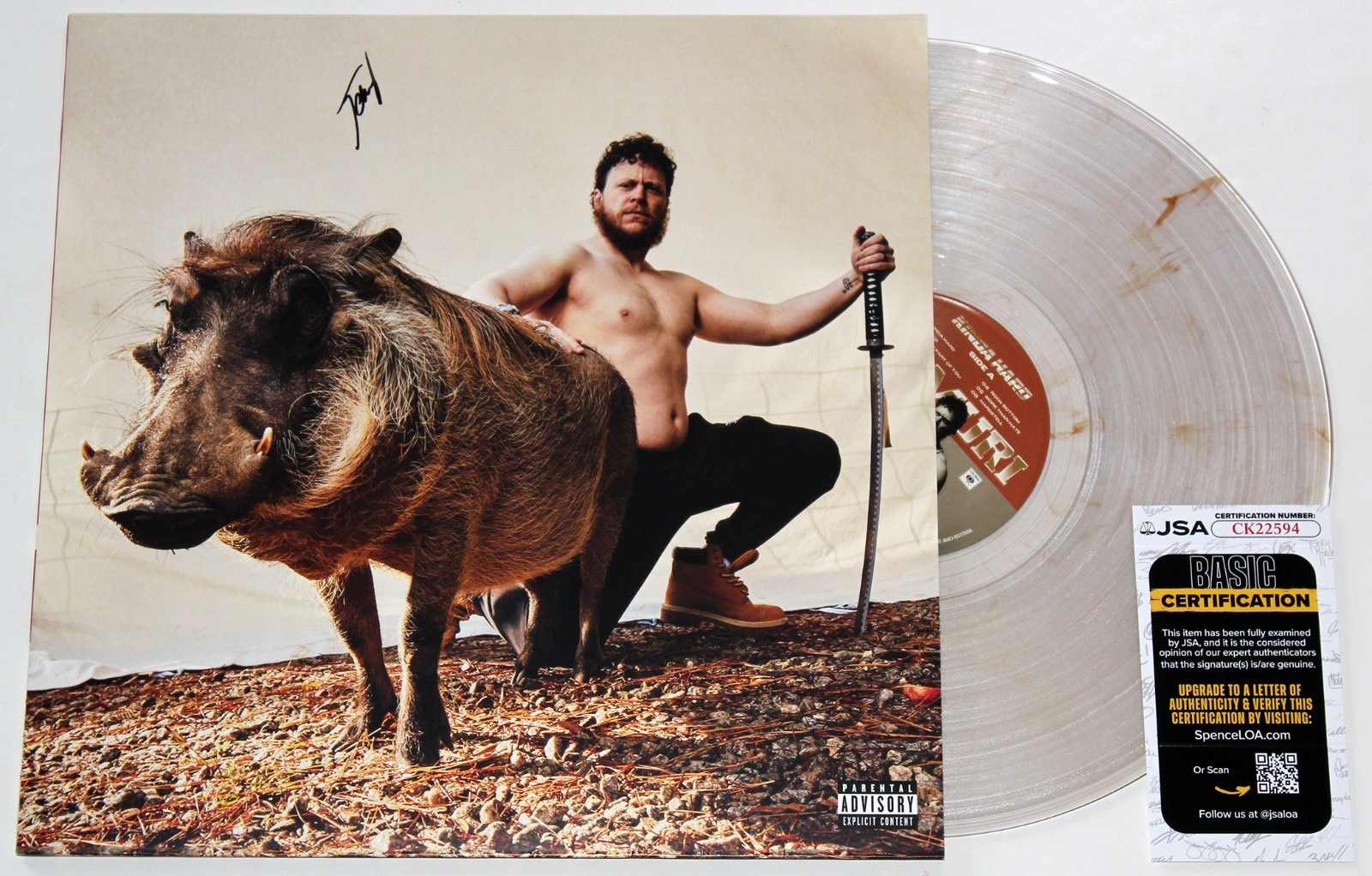 BILMURI SIGNED KINDA HARD LP VINYL RECORD ALBUM AUTOGRAPHED RARE +JSA COA