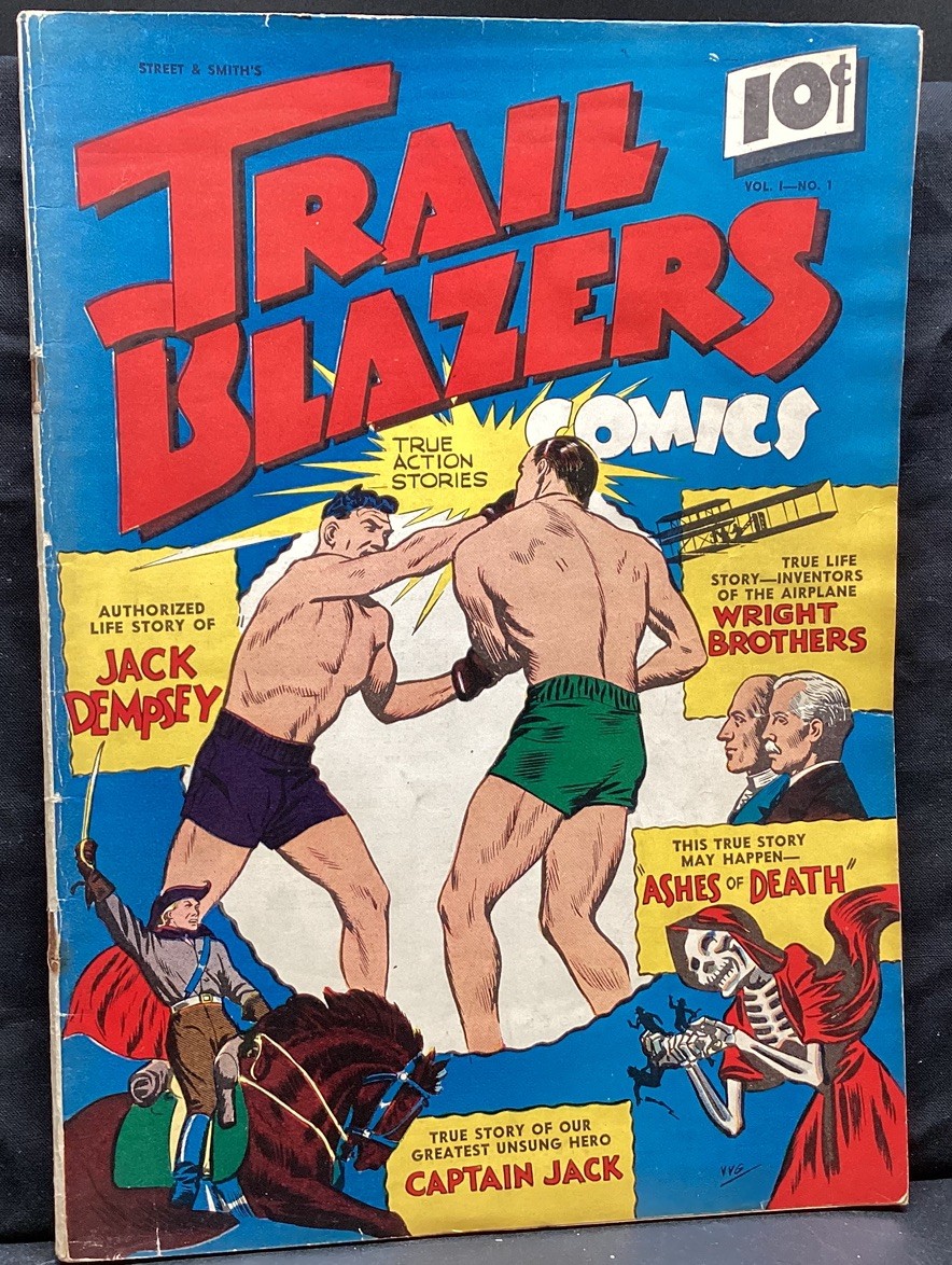 Vintage rare 1942 TRAIL BLAZERS #1 Street and Smith Pub.￼