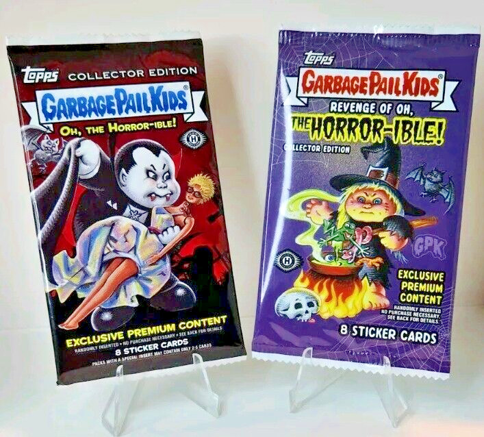 (2x PACKS) GPK Oh the Horror-Ible & Revenge OTH COLLECTOR EDITION LOT