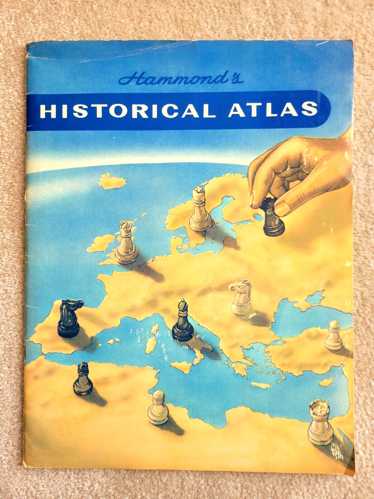 Vintage Hammond's Historical Atlas of the World 1965 Paperback