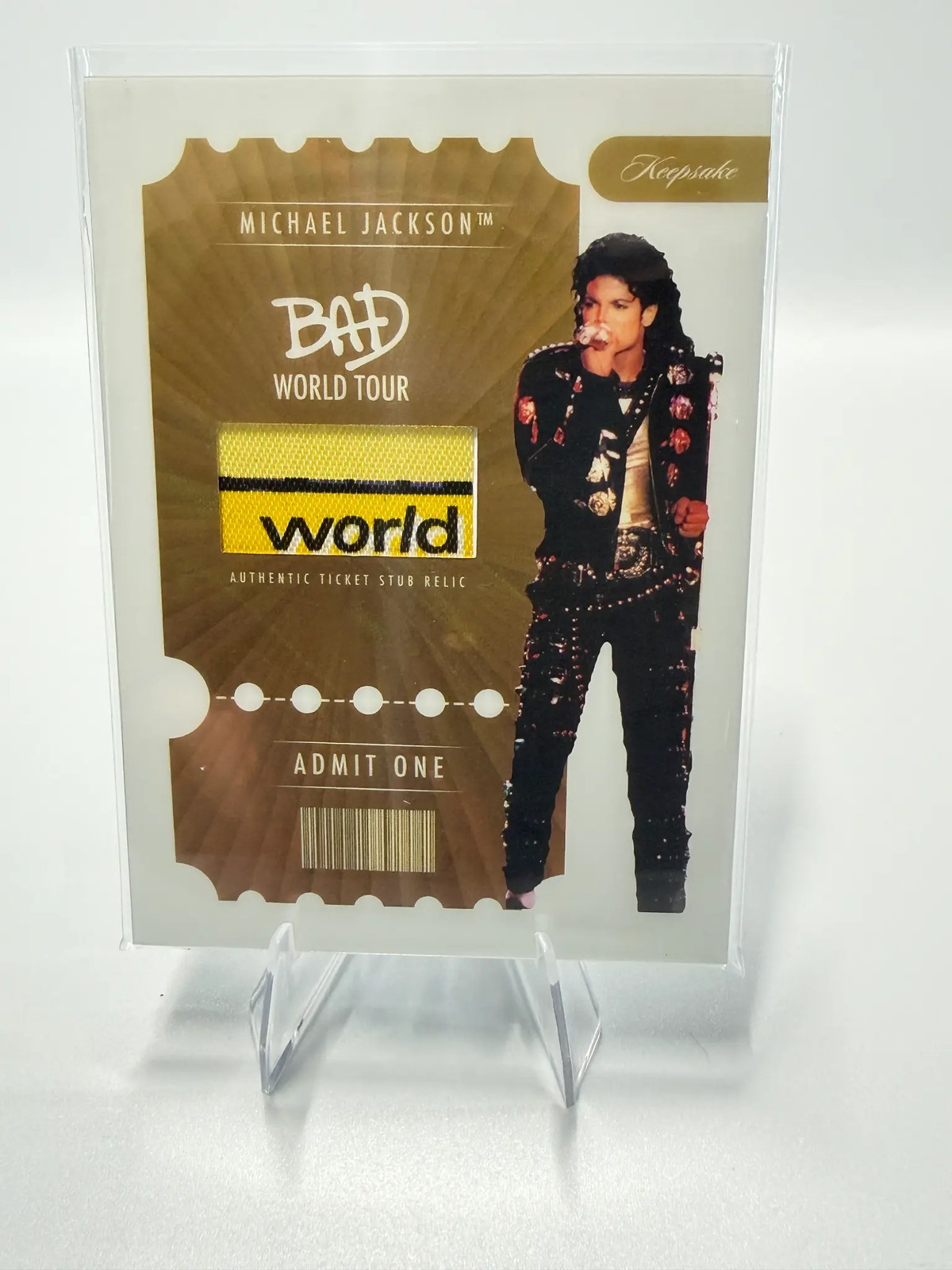 2026 Keepsake Michael Jackson #283 Ticket Stub Relic 10/17