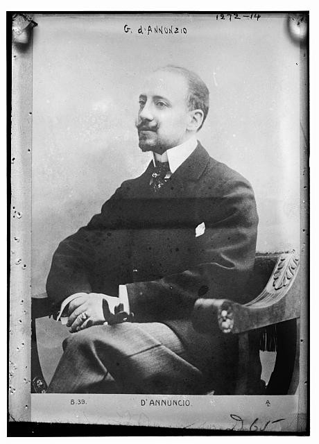 Photo:Gabriele D\'Annunzio 1910s Portrait Photograph Print