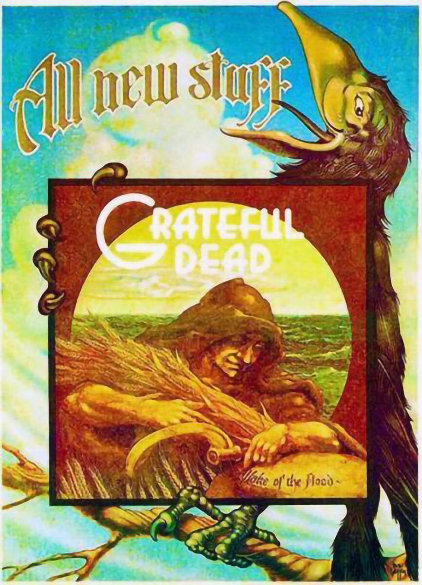 1973 Grateful Dead Wake of the Flood Album Promo Metal Fridge Magnet 2.7x4 8425