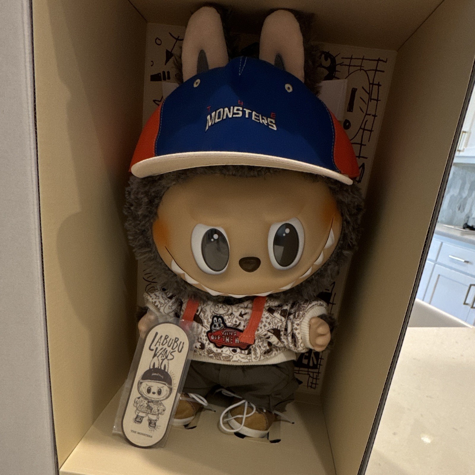 POP MART The Monsters Labubu x Vans Limited Edition Vinyl Figure, Unopened