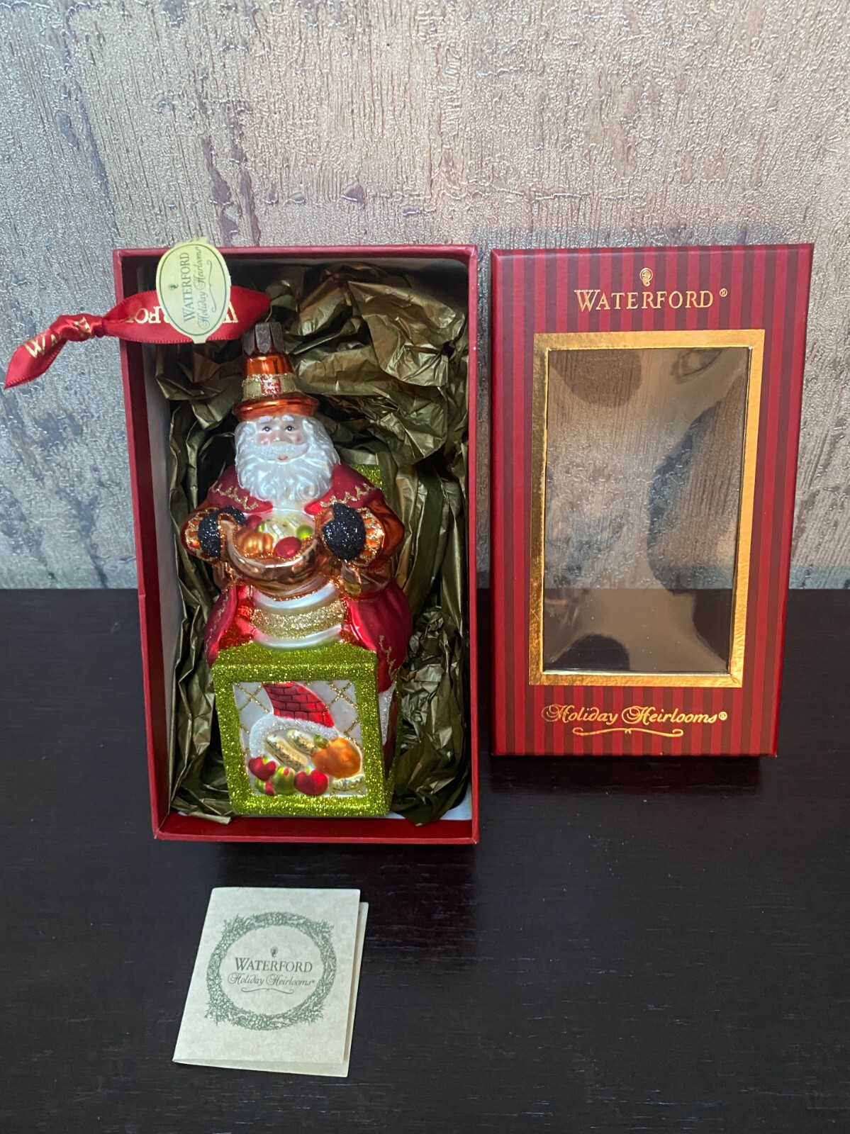 Waterford Holiday Heirloom Autumn Santa Jack New in Box