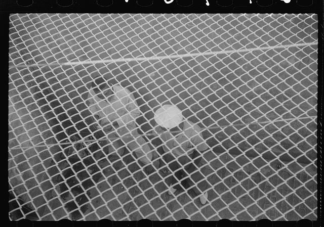 Photo:Baseball Catcher Umpire 1930s Black and White Action Photo