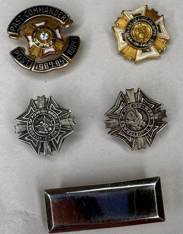 Vintage VFW Premium Precious Metals Lot - 10K Gold Filled Sterling