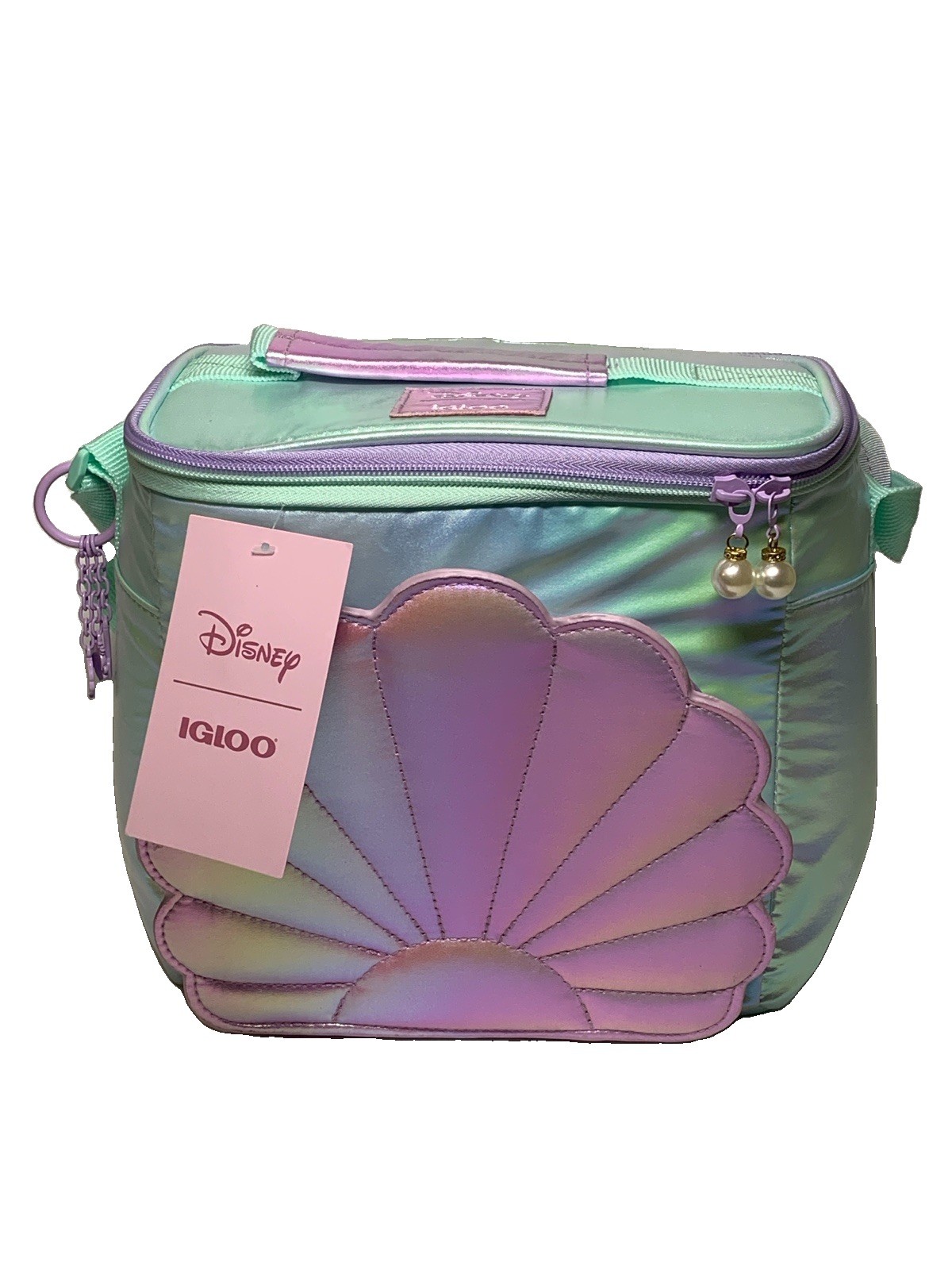Disney Little Mermaid Square Bag Igloo Insulated Lunch Cooler NWT