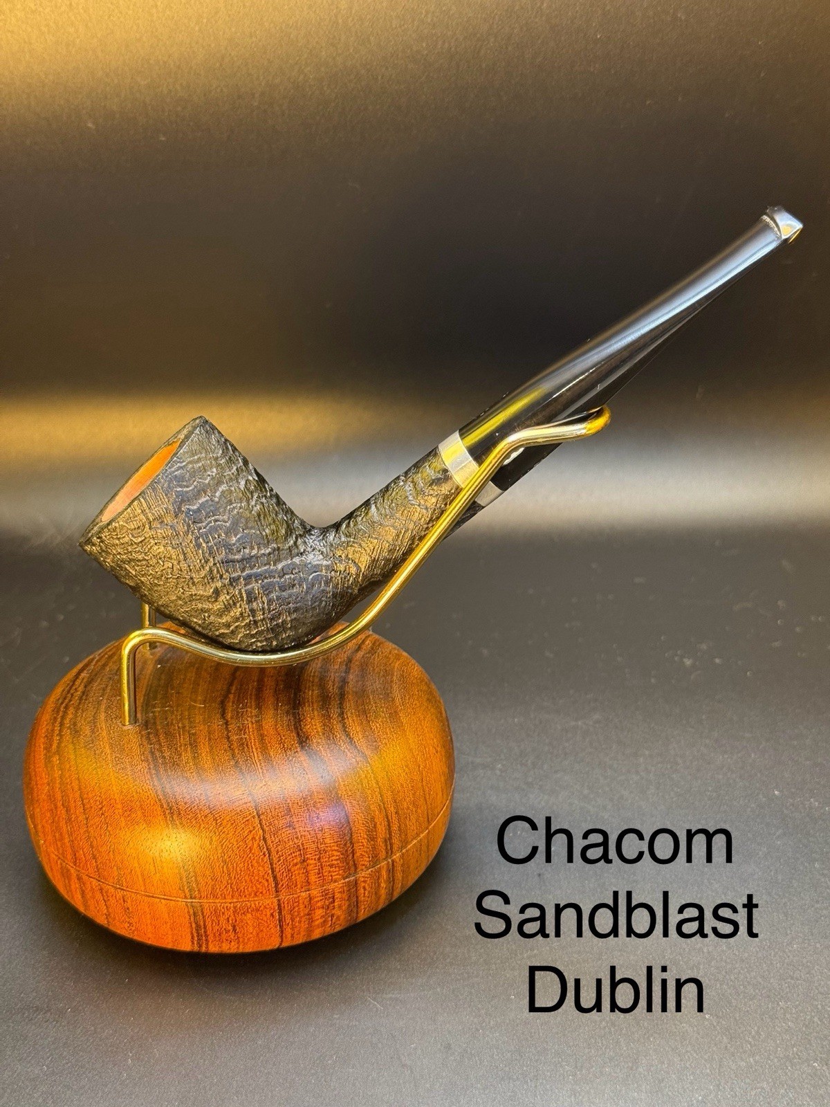 Vintage NOS Unsmoked Chacom Sandblast Dublin 33 Pipe