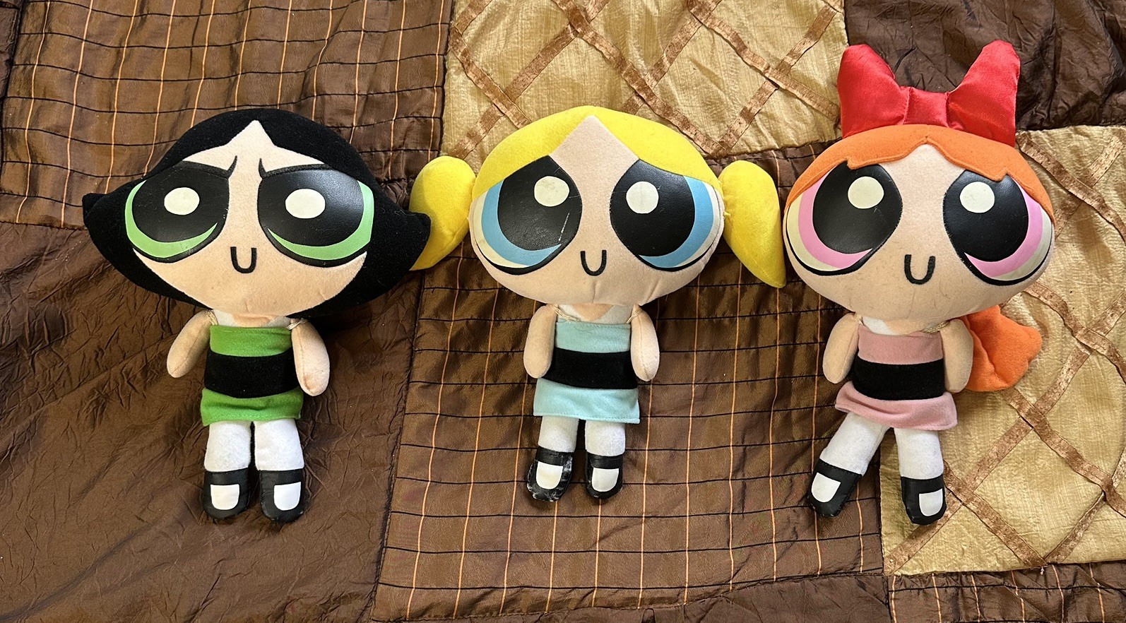 Vintage CARTOON NETWORK POWERPUFF GIRLS Plush set 2000