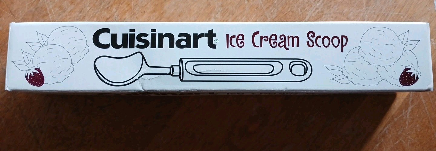 Cuisinart  Ice Cream Scoop Stainless Steel NIB